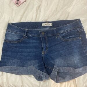 Hollister blue Jean shorts